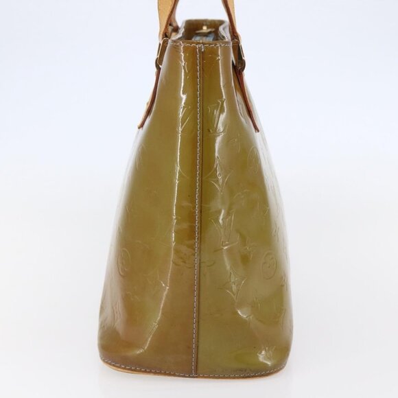 LOUIS VUITTON Monogram Vernis Houston Hand Bag Baby Blue M91005 LV Auth 144586 - Picture 4 of 16